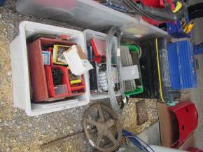 Stanley tool trolley with spanners etc
