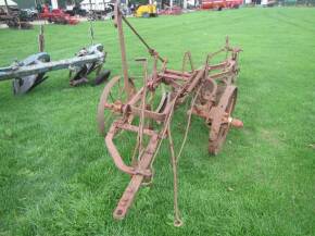 Three furrow trailed plough Massey Harris or Cockshutt