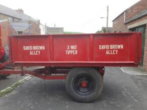 David Brown 3way tipping trailer, stated to have been restored in late 90s and stored since