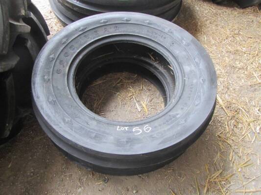 Pr. Goodyear 6.00x16 front tractor tyres