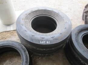 Pr. Goodyear 10.00x16 front tractor tyres (new)