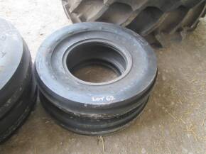 Pr. Goodyear 7.50x16 front tractor tyres (new)