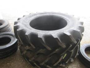 Pr. Goodyear 16.9r34 Radial rear tractor tyres (new)