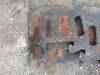 Front tractor weights 33kg (6) possibly David Brown or Leyland
