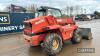 Manitou MLT527 Turbo Telehandler c/w tines, registration documents in office Reg. No. X216 CTA Ser. No. 138576 - 11