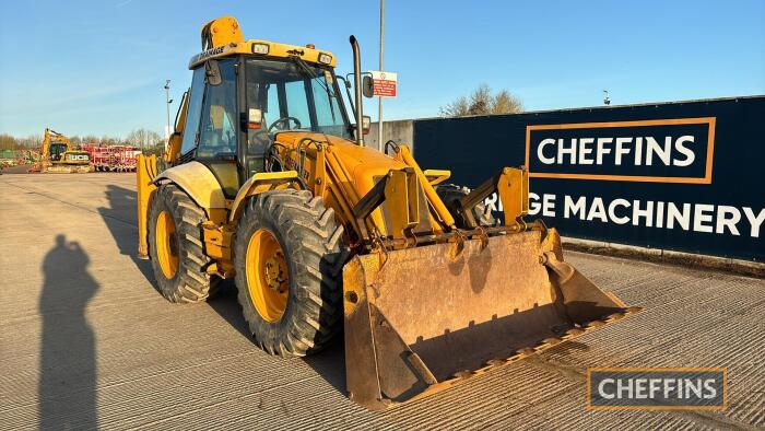 JCB 4CX Sitemaster Backhoe Loader retired drainage contractor Reg. No. SR51 PFJ Ser. No. SLP4CXFS2E0926605