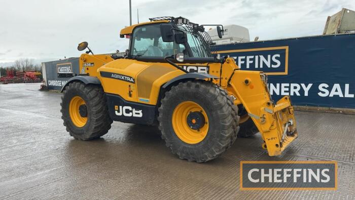 JCB 536-95 Agri Xtra DTVT Telehandler Hours: approx 3020 Reg. No. AF23 FJX Ser. No. JCB5XNLWEP3238440