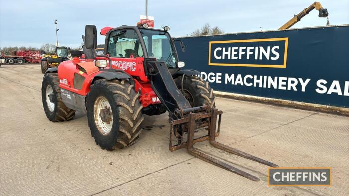 2010 Manitou 634-120 Telehandler c/w pick up hitch Reg. No. WA10 GXY Ser. No. 587660