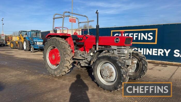 Massey Ferguson 178 4wd Tractor NOVA ref available, vendor to supply German registration documents Ser. No. B268139