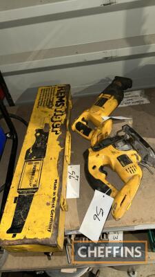 Qty of Power Tools to include Dewalt UNRESERVED LOT