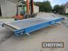 2013 Niagri 5.45m x 1800mm flat belt conveyor, 3phs. No legs Serial No. 132302