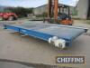 2013 Niagri 5.45m x 1800mm flat belt conveyor, 3phs. No legs Serial No. 132302 - 4