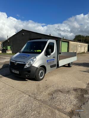 2018 VAUXHALL MOVANO L3H1F3500 CDTI manual diesel VAN fitted with dropside body air con and sat nav Reg No: VX18 YCH Serial No: WOVMSY608JB150967 Miles: c.76,000 FDR: 31/03/2018 MOT until: 22/04/2025