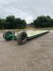 2018 Merrick Loggin single axle low loader trailer with 7m x 2.5 bed, no brakes or lights fitted Serial No: 118218 TO BE RETAINED UNTIL 17.00 WEDNESDAY 12th FEBRUARY 2025 FOR LOADING PURPOSES ONLY - 3