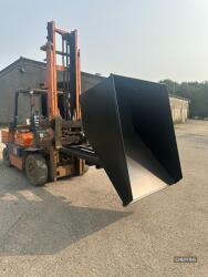 2024 DTEC 1,750ltr tine mounted self tip skip. NEW AND UNUSUED Serial No:D33124