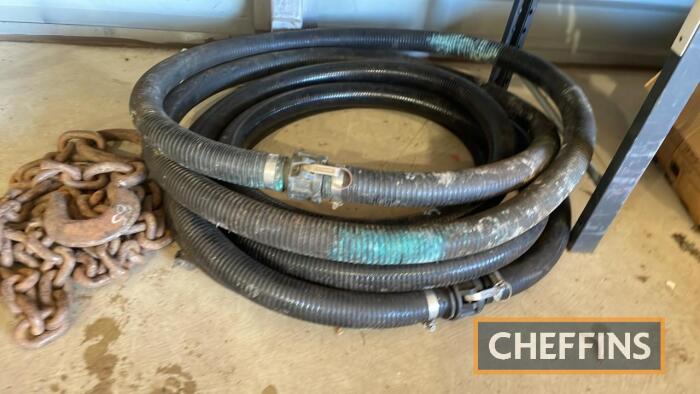 2no. Filling Hoses 2in plus banjo fittings UNRESERVED LOT