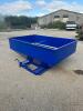 Tine mounted rubber lined big bag filling hopper. NEW AND UNUSUED