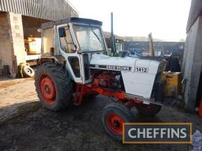 1978 DAVID BROWN 1412 4cylinder diesel TRACTOR Reg. No. VDF 597S Serial No. 1412/Q11204108 Fitted with rear linkage, cab and front weights, A non-runner at time of cataloguing although the vendor will endeavour to start the tractor prior to the sale. Sup