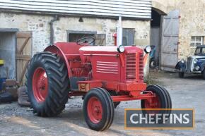 DAVID BROWN 50D 6cylinder diesel TRACTOR Serial No. VID6/10417 Fitted with rear drawbar and side belt pulley on Goodyear 'diamond' 18.40-30 rear and 7.50-18 front wheels and tyres. Running and driving well during cataloguing Supplied with original instruc