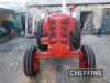 DAVID BROWN 50D 6cylinder diesel TRACTOR Serial No. VID6/10417 Fitted with rear drawbar and side belt pulley on Goodyear 'diamond' 18.40-30 rear and 7.50-18 front wheels and tyres. Running and driving well during cataloguing Supplied with original instruc - 2