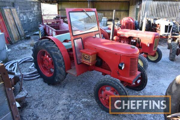 1951 DAVID BROWN Cropmaster diesel TRACTOR Reg. No. AJM 347 Serial No. PD15385 An older restoration fitted with part cab and glass. Supplied with blue V5, original instruction book, brochure & piston rings Due to extremely restricted access, loading wil