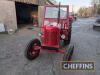 1951 DAVID BROWN Cropmaster diesel TRACTOR Reg. No. AJM 347 Serial No. PD15385 An older restoration fitted with part cab and glass. Supplied with blue V5, original instruction book, brochure & piston rings Due to extremely restricted access, loading wil - 2