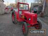 1951 DAVID BROWN Cropmaster diesel TRACTOR Reg. No. AJM 347 Serial No. PD15385 An older restoration fitted with part cab and glass. Supplied with blue V5, original instruction book, brochure & piston rings Due to extremely restricted access, loading wil - 3