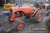 ALLIS CHALMERS D272 petrol/paraffin TRACTOR Fitted with a Hardi mounted sprayer. Supplied with reprint instruction book Due to extremely restricted access, loading will only be available by appointment only on the allocated collection days Friday 7th Mar - 2