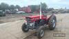 1967 Massey Ferguson 135 3cyl. Tractor Reg. No. YHR 446E - 4