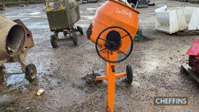 Belle Maxi 140 Upright Petrol Mixer t/w Belle Petrol Tip Up Mixer