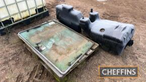 2no. Ford Fuel Tanks t/w Ford LP/AP cab window UNRESERVED LOT