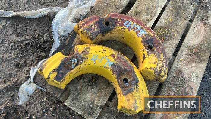 Tractor Steel Wheel Weights UNRESERVED LOT