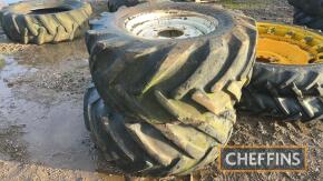 Pr. of Goodyear 16.0/70-20 Wheels & Tyres UNRESERVED LOT