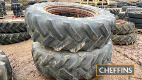 Pr. of Goodyear 18.4 R38 Wheels & Tyres UNRESERVED LOT