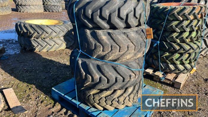 4no. Dumper Wheels & Tyres UNRESERVED LOT