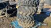 4no. Dumper Wheels & Tyres UNRESERVED LOT - 7