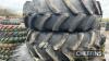 Starmax TR10 8 Stud Rims rear tyres 480/80/42 plus rims, Firestone performer tyres and rims 85 10 stud 420/85/28 - 5