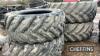 Trelleborg TM1060 VF Tyres set of front and rear tyres, 650/60/38 & 750/70/44, from Fendt 942 - 7