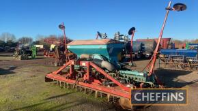 Reco Sulky Drill c/w KRM power harrow, control box and manuals in office, PTO