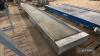 Peal 8.5m x 900mm flat belt conveyor, 3phs. No legs fitted - 4