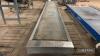 Peal 8.5m x 900mm flat belt conveyor, 3phs. No legs fitted - 5