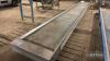 Peal 8.5m x 900mm flat belt conveyor, 3phs. No legs fitted - 6