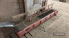 Tong 2.4m x 300mm bag conveyor with gravity roller end section, 3phs - 5