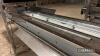 Herbert 6.2m x 600mm stainless steel roller inspection table with 2.8m x 450mm mild steel under conveyor, 3phs. No motor on inspection table - 13