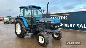 Ford 7840 2wd Tractor Powerstar, SL Dual Power Reg. No. N568 OCU