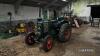 1942 MARSHALL Model M single cylinder diesel TRACTOR Reg. No. DS 6484 Serial No. 1590 Fitted with rear winch, repair to cylinder head Supplied with blue V5, Condie Marshall books & photocopy instructions Due to extremely restricted access, loading will - 3