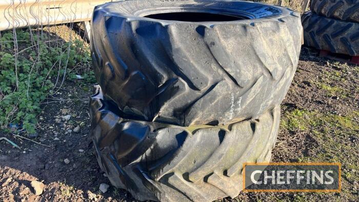 Pr. of Continental 540/65 R28 Tyres UNRESERVED LOT