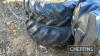 14.9x24 Wheels & Tyres front T/W Pr. of 14x28 Digger Wheels & Tyres - 3