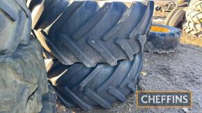 Pr. of Michelin Xbib 600/70 R28 Tyres UNRESERVED LOT