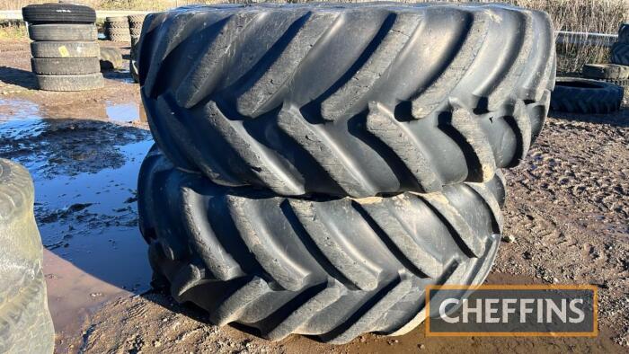 John Deere Rear Wheels for 8000 Range, Michelin 710/75 R42 Tyres